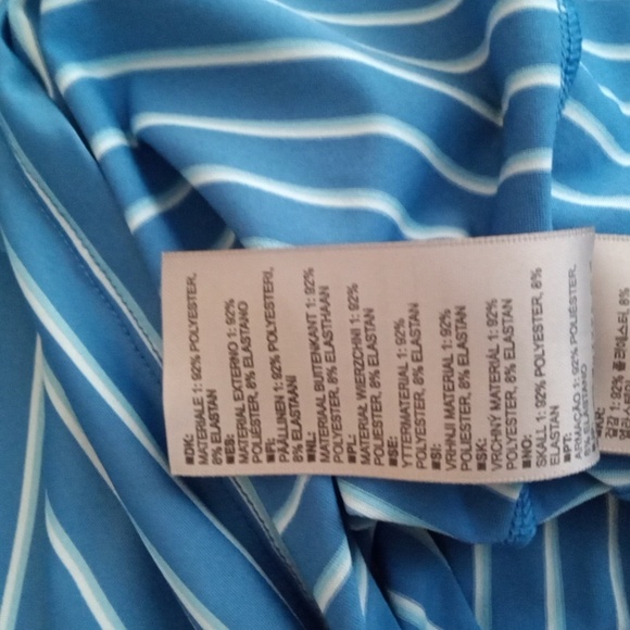 Kjus Mens Heath Polo Striped Golf Outdoors UVP Short Sleeve Shirt Size Large - Picture 6 of 9